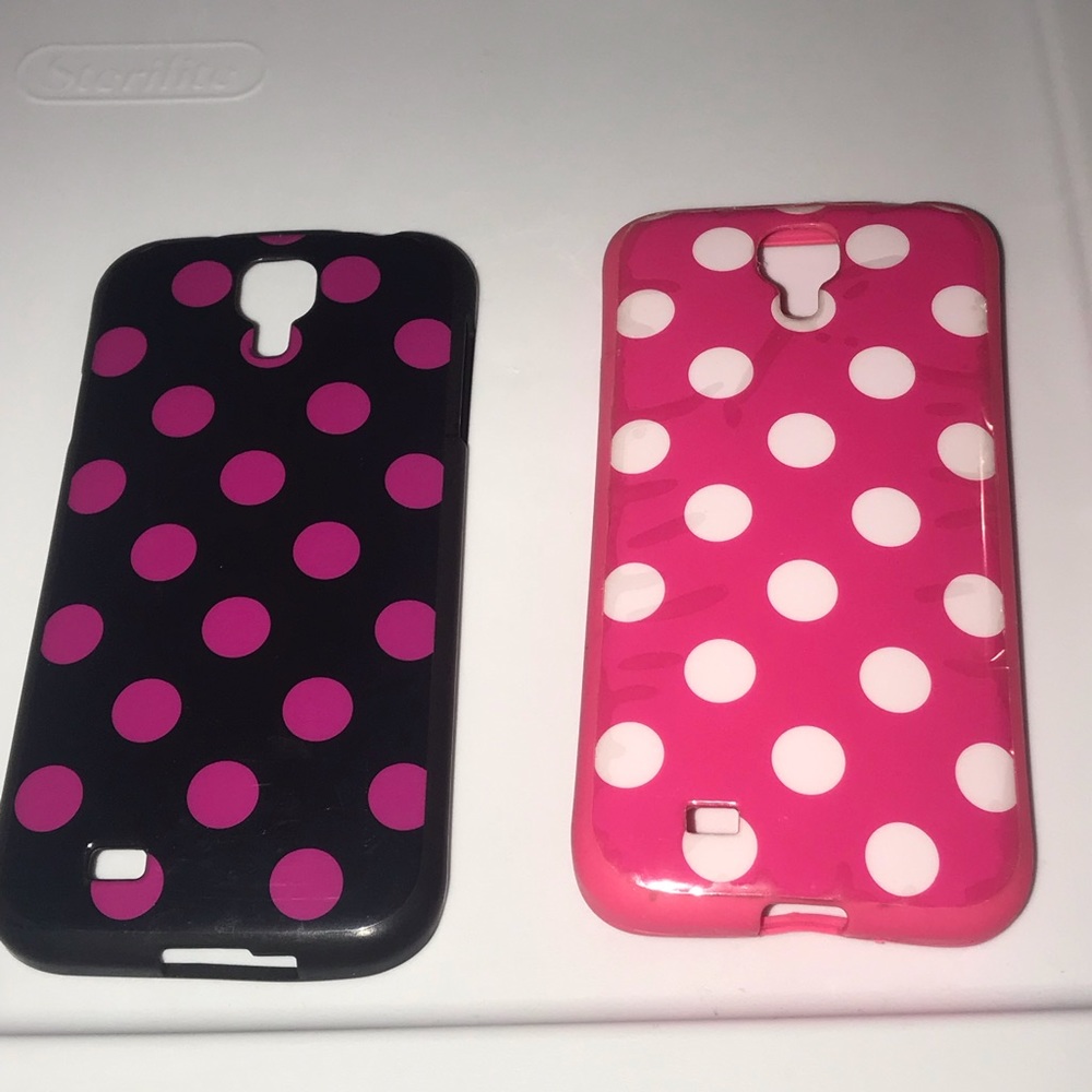 Double Polka Dot Samsung Galaxy S4 Phone Cases